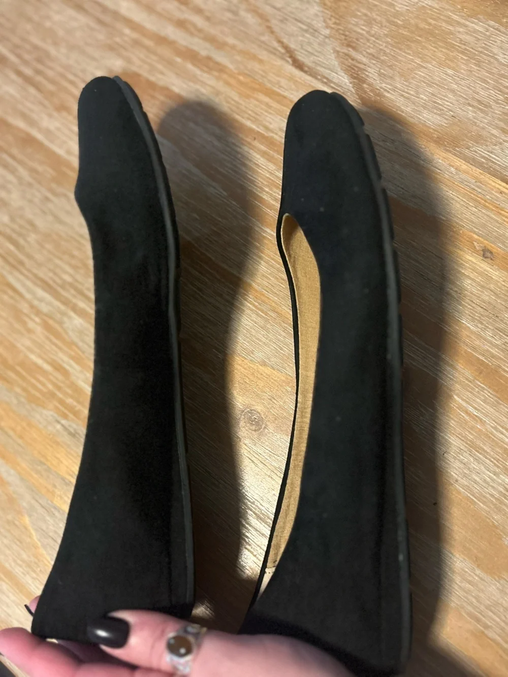 Sun+Stone Eliana Faux Suede Ballet Flats - Picture 6 of 8